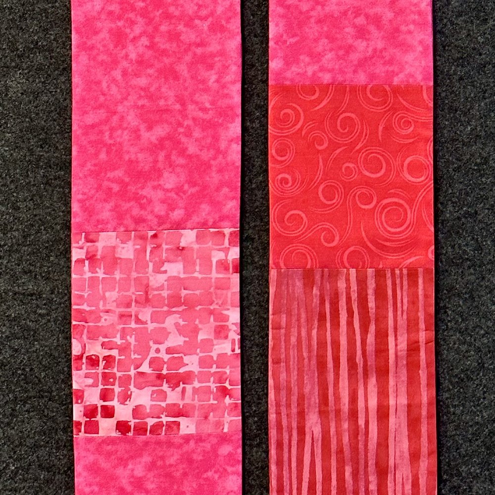 Pink peace and joy clergy stole —Carrot Top Studio